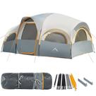 Carpa GoHimal para 8 Personas Impermeable y Cortaviento para Camping