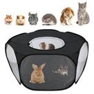Carpa Plegable para Animales Pequeños Rypet con Cubierta Negra