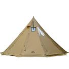Carpa Tipi Preself Hot T3 XL para 4-6 Personas con Ventana de 2.6 m de Altura