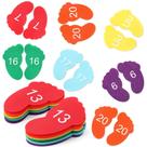 Carpet Feet Spots Outus para o chão da sala de aula (48 peças)