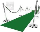 Carpet Runner EzLucky Green 0,8 m x 4,57 m, feltro não tecido de 130 GSM