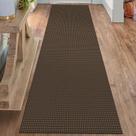 Carpet Runner KOZYFLY Boho para corredores 90x240cm de algodão marrom