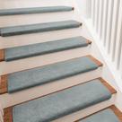 Carpet Stair Treads PURE ERA 24 x 76 cm, pelúcia, antiderrapante, 14 unidades Carpet Stair Treads PURE ERA 24 x 76 cm, pelúcia, antiderrapante, 14 unidades