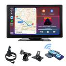 CarPlay Portátil Plimpton 2024 - Tela IPS de 9" para Apple/Android - GPS, Bluetooth e Mirror Link