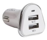 CARREG.VEICULAR USB MULTITENSAO MOD.XC-V7-USB X-CELL Braco/Prata - DS TOOLS