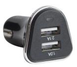 CARREG.VEICULAR USB MULTITENSAO MOD.XC-V7-USB X-CELL Preto/ Prata - DS TOOLS