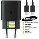 Carregador 25W Samsung S23 ULTRA Original Turbo preto