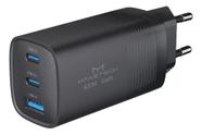 Carregador 2x Usb-C 1x Usb 65w Gan Cm-6553 Maketech Cor Preto Carregador 2x Usb-C 1x Usb 65w Gan Cm-6553 Maketech Cor Preto