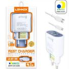 Carregador 4.1A 2 Portas Usb + Cabo V8 com Anatel Lehmox - LE-481 MICRO