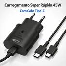 carregador 45w turbo TIPO C compativel com samsung s20 s21 s22 s23 s24 s25 a56