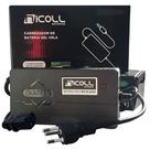Carregador 48v 20 24ah Para Bateria de Chumbo de Bicicletas Elétricas e outros Veículos Elétricos Carregador BIVOLT