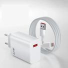 Carregador 67W com Cabo Tipo C 6A Compatível com Dispositivos com Carga Rápida