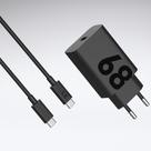 Carregador 68W TIPO C Fonte e Cabo