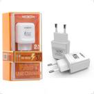 Carregador Adaptador Rápido Tomada De Parede Universal Dupla Porta Usb 2.4 A Celular Tablet Mox