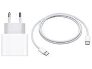 Carregador Apple USB-C 20W Original + Cabo