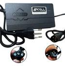 Carregador Bateria de Lítio Bicicleta Moto Elétrica 48v Bivolt Original Conector FISH Com Garantia