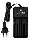 Carregador Bateria Duplo LED 26650 18650 14500 16340 Bivolt 110/220V com LED Carga - Envio Rápido