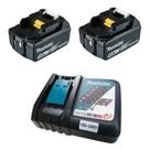 Carregador Bivolt DC18WC com 2 Baterias 18V 3.0Ah BL1830B LXT MAKITA