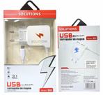 Carregador cell solutions 3.1 raio tipo c - v8 - SÓ PELÍCULAS