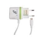 Carregador Celular Micro Usb V8 Cabo Fixo Ultra Rápido X-CELL