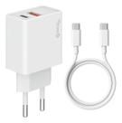 Carregador Celular Turbo 40w Tipo C Com Cabo Incluso