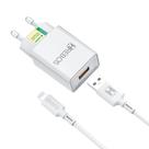 Carregador Celular USB Hrebos Com Cabo Lightning HS-165 Carregador Celular USB Hrebos Com Cabo Lightning HS-165