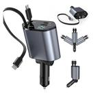 Carregador Celular Veicular Carro Usb Tipo C Retratil C1 Carregador Celular Veicular Carro Usb Tipo C Retratil C1