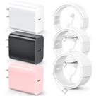 Carregador Chamer 20W USB C para iPhone 14/13/12/11 com 3 cabos