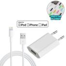 Carregador Compatível Da iPhone 5 6 7 8 X 11 Completo Cabo Usb Lightning + Caixinha Tomada Fonte