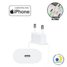 Carregador Compatível iPhone 16 iPhone 15 iPhone 14 iPhone 13 iPhone 12 iPhone 11 Tomada Fonte 20w