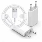 Carregador Completo 5W USB e cabo lightning 1m Compatível com iPhone5,6,6s,7,8,Plus,11,XS,Max,X,XR,5S