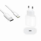 Carregador Completo Cabo Lighthing + Fonte Turbo 20W Compativel Para I phone 11, I phone 12, I Phone 13 -Novax