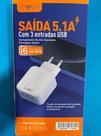 Carregador completo, caixa e cabo USB, cabo 3 em 1