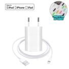 Carregador Completo Compativel P/ iPhone 5 6 7 8 X 11 Cabo Usb Lightning + Tomada Fonte Carga Rápida