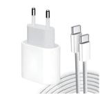 Carregador Completo UsbC 20W Turbo Compatível com Iphone, 15, 15 Promax Iphone 16 16 Promax, Fonte Turbo