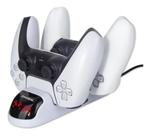 Carregador Controle PS5 Dualsense Usb Estação Dock Carregamento Horizontal DOBE Carregador Controle PS5 Dualsense Usb Estação Dock Carregamento Horizontal DOBE