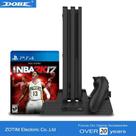Carregador + Cooler + Base de Jogos para Play 4 Ps 4