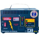 Carregador de Bateria 12 volts 16A - Automático Inteligente C/ REATIVADOR e Voltímetro digital PR16V