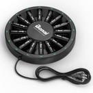 Carregador de bateria BONAI 16 Bay Smart com 16 pilhas AA de 2800mAh