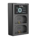 Carregador de Bateria Canon LP-E6 SmallRig Led Duplo