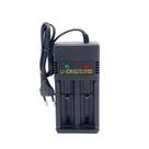 Carregador de Bateria Duplo 18650 26650 14500 16340 18500 Bivolt Carregador de Bateria Duplo 18650 26650 14500 16340 18500 Bivolt