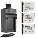 Carregador de bateria Kastar 3X para Samsung BP-70A BP70A ST90 ST95