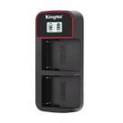 Carregador de Bateria Sony NP-F550/F750/F970/FM50/FM500H Led Duplo Kingma