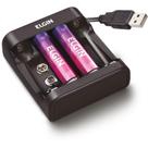 Carregador de Bateria USB P/2BATER.9V/PILHAS 1500MAH Blister