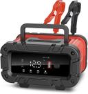 Carregador de bateria veicular 12 - 24 dc volts 10a display lcd