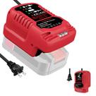 Carregador de Bateria YRhplm 20V Mini Compacto com Indicador LED 110V
