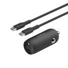 Carregador de carro Belkin Boost Charge 30W Fast com porta USB-C PD
