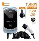 Carregador De Carro Elétrico 7.6 Kw 110/220v Portatil Tipo 2