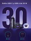 Carregador de carro isqueiro UGREEN 30W USB-C + USB-A rápido Turbo PD3.0 QC3.0 Galaxy S24 Ultra S23