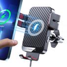 Carregador de carro sem fio MOKPR 15W Suporte de telefone de carregamento rápido